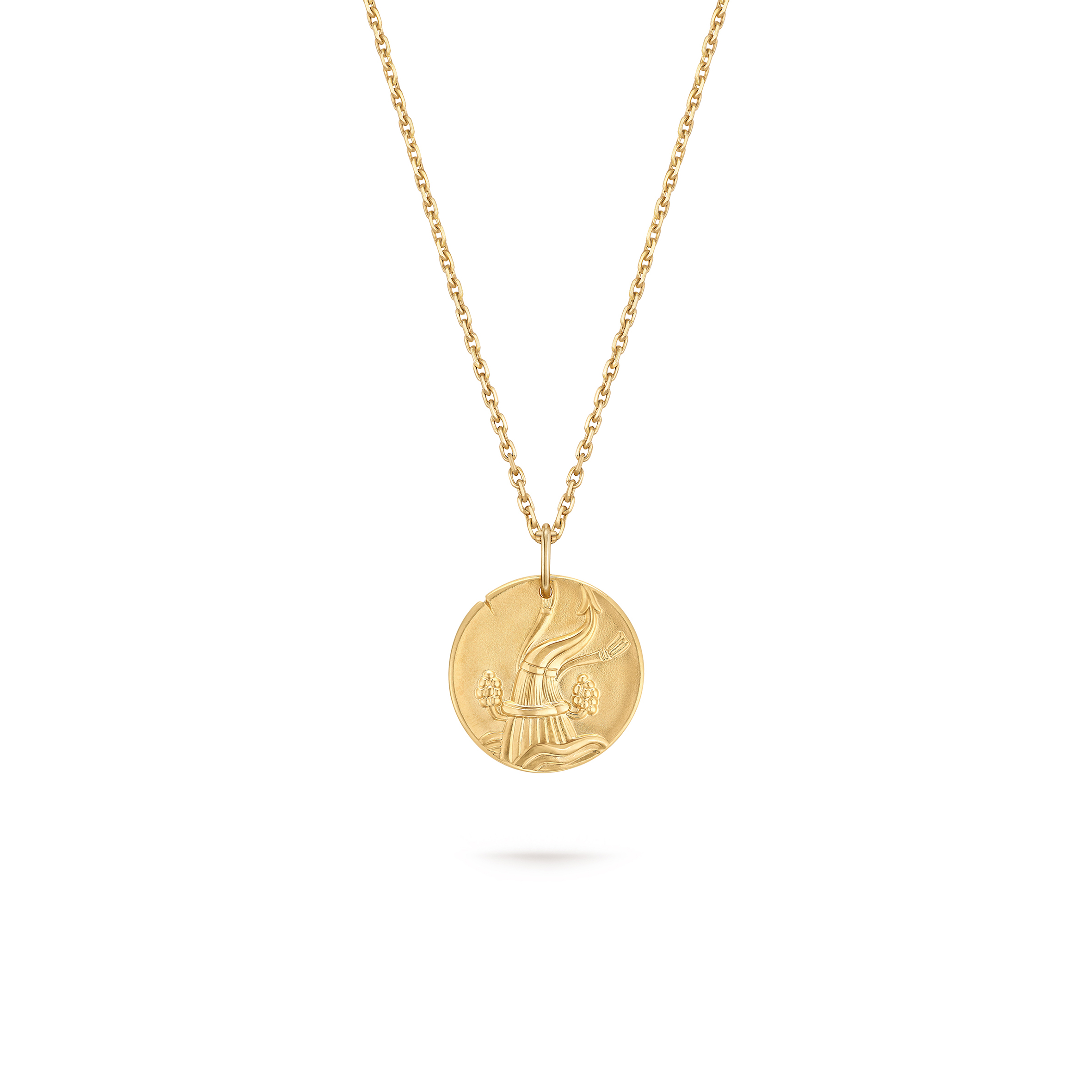 VAN CLEEF ARPELS ZODIAQUE MEDAL AQUARII (AQUARIUS) - YELLOW GOLD  VCARP7SU00